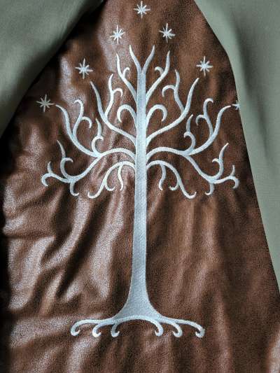 Specialty Embroidery Work. The white tree of Gondor